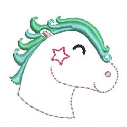 Stickserie - Pferd Pferdekopf 1